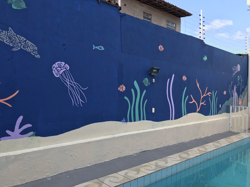 Mural Fundo do Mar